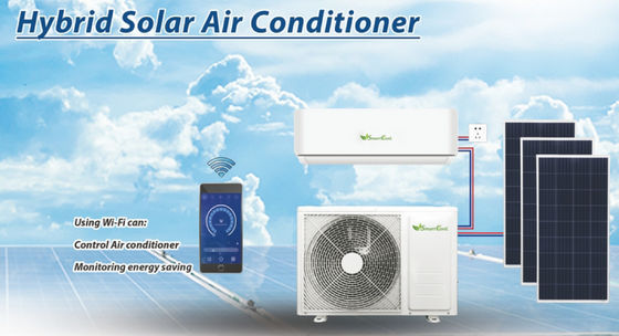 Inverter Split Solar Powered Air Conditioner 1.5 Ton 2Hp 18000Btu For Hotel